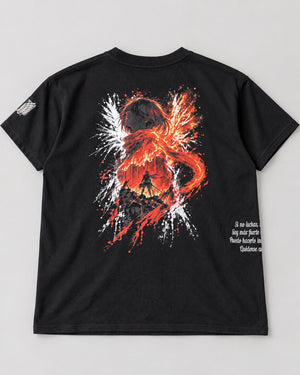 MIKASA ACKERMAN — Playera bordada OVERSIZED
